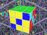 Rubik's Cube Pattern - Zig Zag