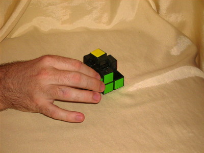 The four bottom corners just drop into place
